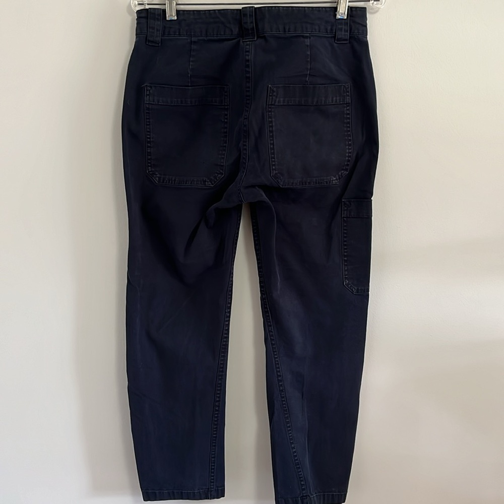 Vince Navy Military Cropped Pants - Picture 4 of 8